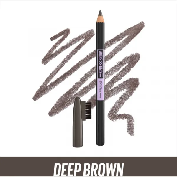 MAYBELLINE NEW YORK Express Brow ceruzka na obočie s gélovou textúrou odtieň 05 Deep Brown 1 ks