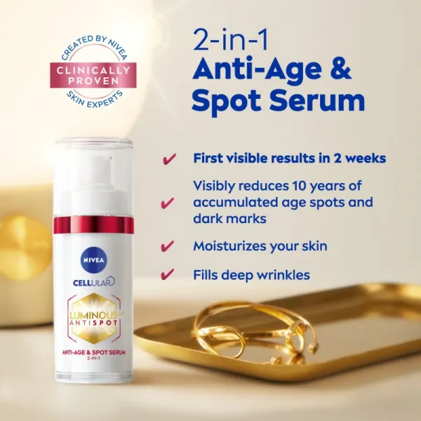 Nivea Cellular Luminous630 Omladzujúce sérum proti pigmentovým škvrnám 30 ml