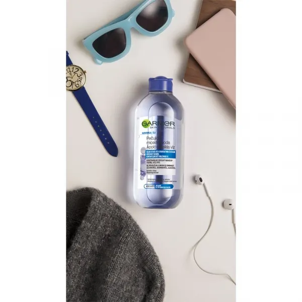 Garnier Skin Naturals ošetrujúca micelárna voda pre veľmi citlivé oči s kontaktnými šošovkami 400 ml