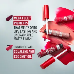 Rimmel Lasting Mega Matte ľahký tekutý matný rúž 16h odtieň Ruby Passion 7,4 ml