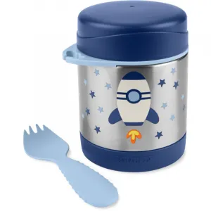 SKIP HOP - Spark Style Termoska na jedlo s lyžičko/vidličkou Raketa 325 ml, 3r+