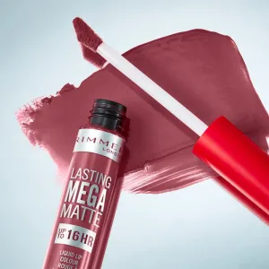 Rimmel Lasting Mega Matte ľahký tekutý matný rúž 16h odtieň Coral Sass 7,4 ml