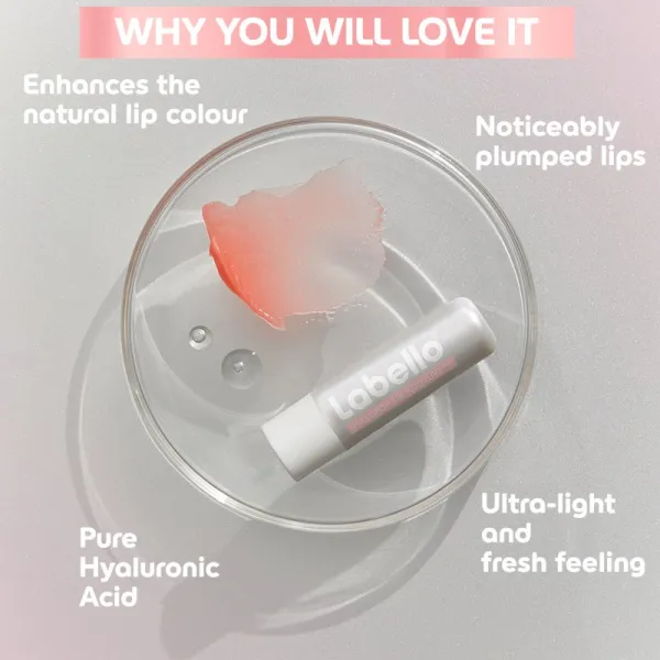 Labello Hyaluron Rose balzam na pery 5,2 g