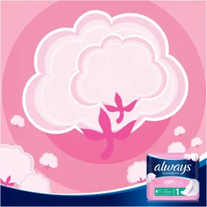 Always Platinum Normal Menštruačné Vložky s Krídelkami, 40 ks