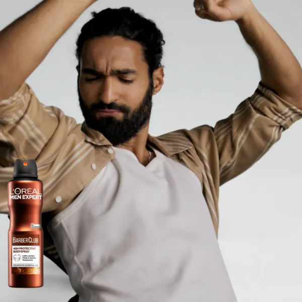 L’Oréal Paris Men Expert Barber Club osviežujúci dezodorant v spreji pre mužov 150 ml
