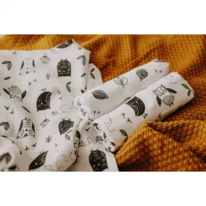 T-TOMI TETRA Cloth Diapers HIGH QUALITY látkové plienky Owls 70x70 cm 3 ks