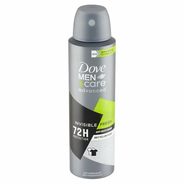 Dove Men+Care Antiperspirant antiperspirant v spreji 72h Invisible Fresh 150 ml
