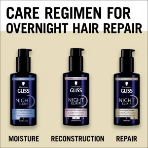 Gliss Night Elixir Overnight Moisture hydratačný nočný elixír 100 ml