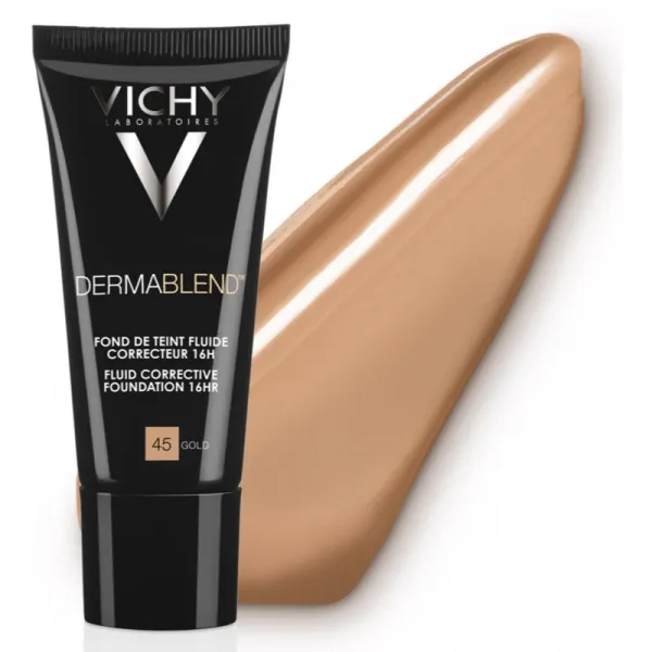 Vichy DERMABLEND 3D Korekcia make-up SPF 25 odtieň 45 Gold 30 ml