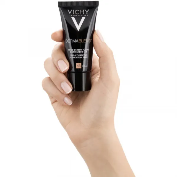 Vichy DERMABLEND 3D Korekcia make-up SPF 25 odtieň 45 Gold 30 ml