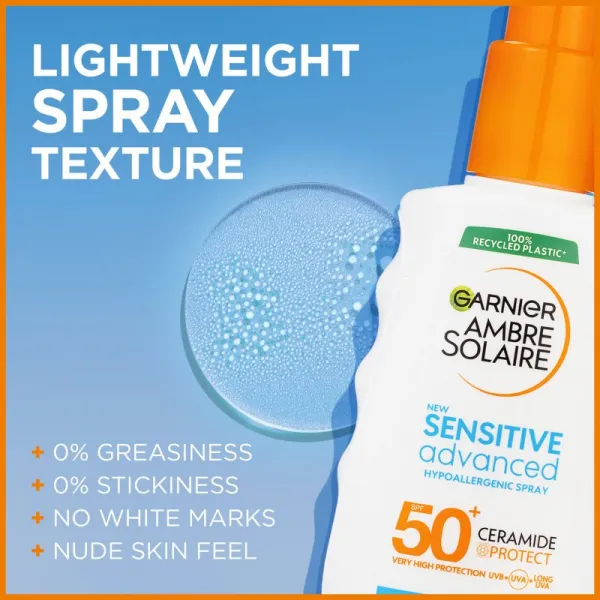 Garnier Ambre Solaire Sensitive Advanced SPF 50 Sprej