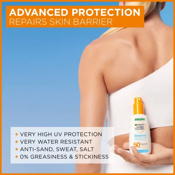 Garnier Ambre Solaire Sensitive Advanced SPF 50 Sprej
