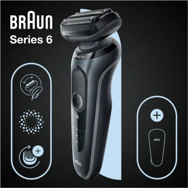 BRAUN Series 6 61-N1000s Black