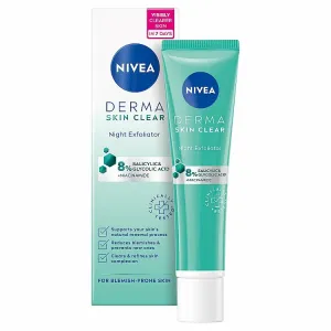 Nivea Derma Skin Clear jemný nočný peeling 40 ml