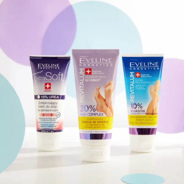 Eveline Cosmetics Revitalum peelingový krém na nohy 75 ml