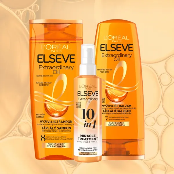 L’Oréal Paris Elseve Extraordinary Oil bezoplachová starostlivosť pre suché a nepoddajné vlasy 150 ml