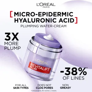 L’Oréal Paris Revitalift Filler Pressed Cream ľahký krém s kyselinou hyalurónovou 50 ml