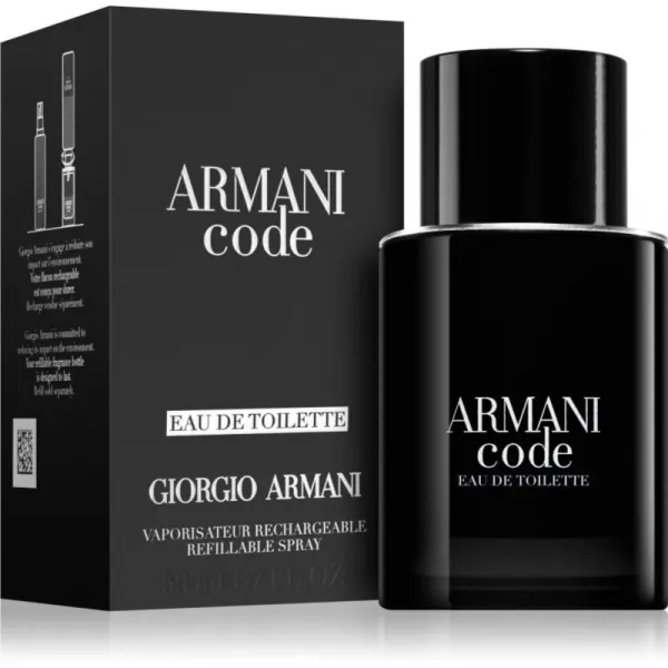 Armani Code toaletná voda plniteľná pre mužov 50 ml
