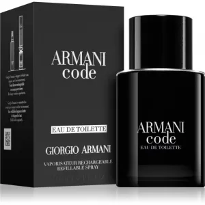 Armani Code toaletná voda plniteľná pre mužov 50 ml