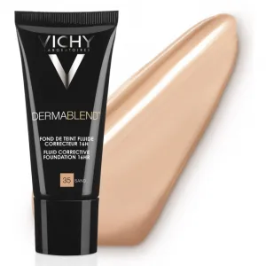 Vichy DERMABLEND Korekčný fluidný make-up SPF 35 odtieň 35 Sand 30 ml