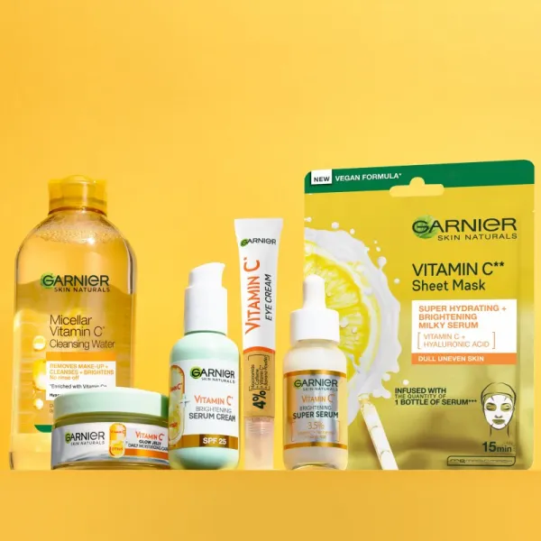 Garnier Skin Naturals Vitamin C krémové sérum pre rozjasnenie pleti s vitamínom C 50 ml
