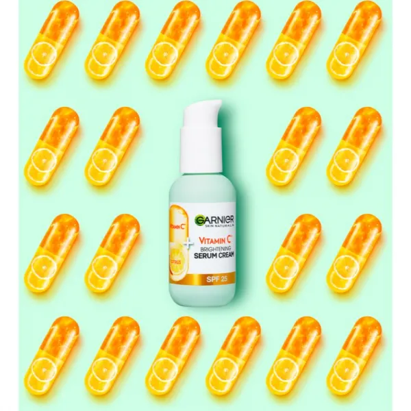 Garnier Skin Naturals Vitamin C krémové sérum pre rozjasnenie pleti s vitamínom C 50 ml