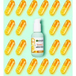 Garnier Skin Naturals Vitamin C krémové sérum pre rozjasnenie pleti s vitamínom C 50 ml