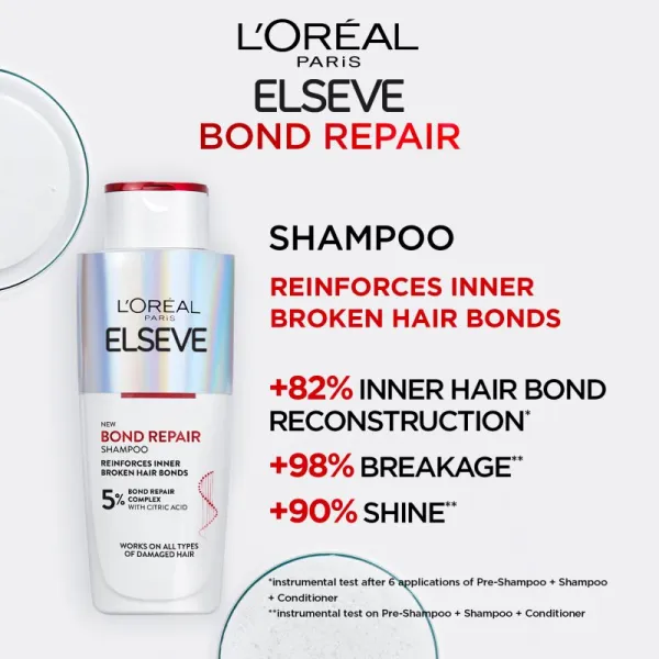 L’Oréal Paris Elseve Bond Repair regeneračný šampón pre poškodené vlasy 200 ml