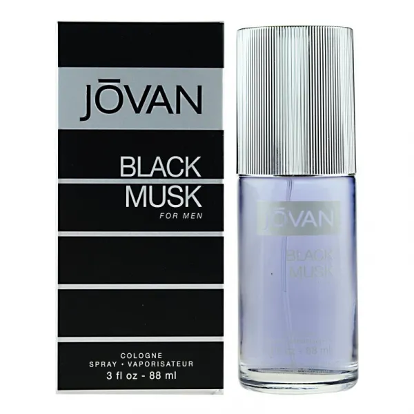 Jovan Black Musk kolínska voda pre mužov 88 ml