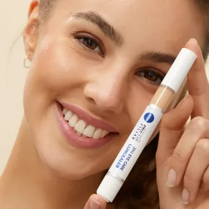 Nivea Hyaluron Cellular Filler tónujúci hydratačný krém na oči odtieň 02 Medium 4 ml