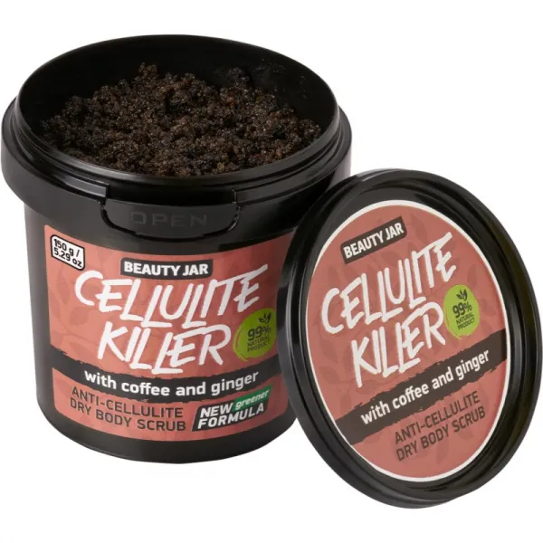Beauty Jar Cellulite Killer telový peeling proti celulitíde s morskou soľou 150 g