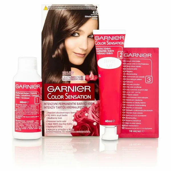 Garnier Color Sensation Stredná hnedá 4.0