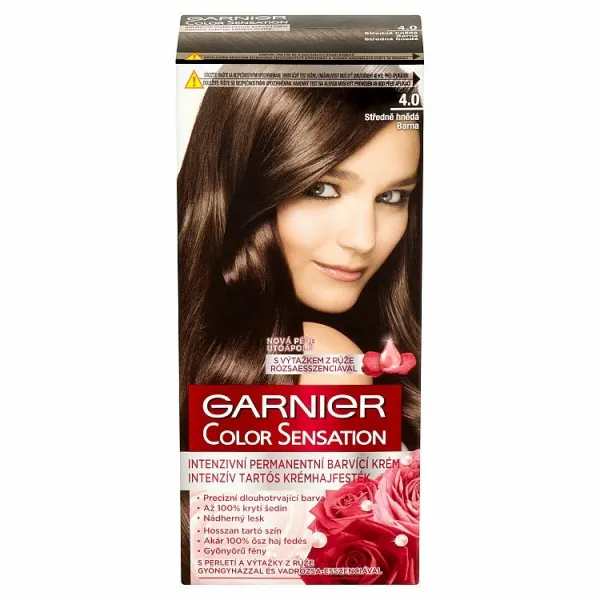 Garnier Color Sensation Stredná hnedá 4.0