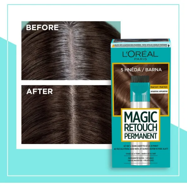 L’Oréal Paris Magic Retouch Permanent tónovacia farba na odrasty s aplikátorom odtieň 8 BLOND