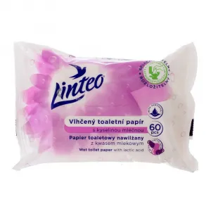Linteo vlhčený toaletný papier s kyselinou mliečnou 60ks 1balenie
