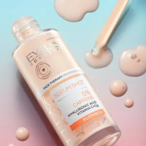Eveline Cosmetics Serum Shot 5% Caffeine sérum pre osvieženie očného okolia 30 ml