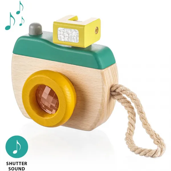 Zopa Wooden Camera fotoaparát z dreva Green 1 ks