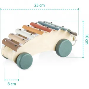 Zopa Wooden Pull Xylophone ťahací xylofón z dreva 1 ks