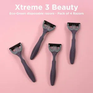 Wilkinson Sword Xtreme 3 Beauty Eco Green jednorazový holiaci strojček 4 ks