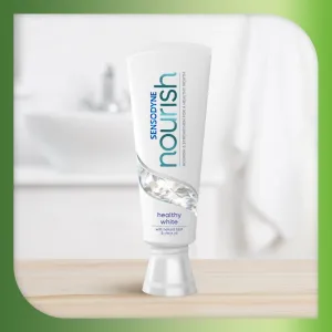 Sensodyne Nourish Healthy White bioaktívna zubná pasta s fluoridom 75 ml