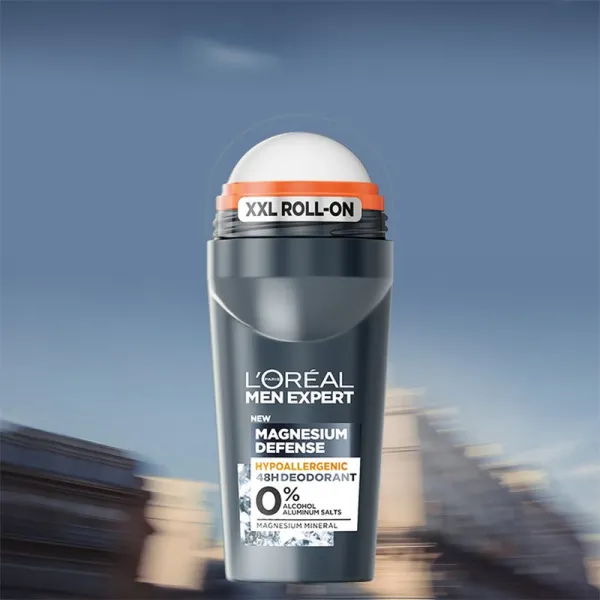 L’Oréal Paris Men Expert Magnesium Defence dezodorant roll-on pre mužov 50 ml