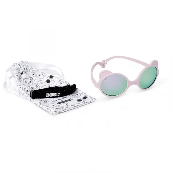 KiETLA Ours'on 0-12 months slnečné okuliare pre deti Light Pink 1 ks