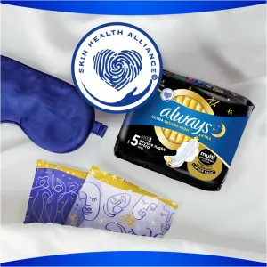 Always Ultra Hygienické Vložky Secure Night Extra (veľkosť 5) S Krídelkami 10Ks
