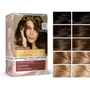 L’Oréal Paris Excellence Universal Nudes permanentná farba na vlasy odtieň 2U 1 ks