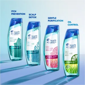Head & Shoulders Deep Cleanse Scalp Detox šampón proti lupinám 300 ml