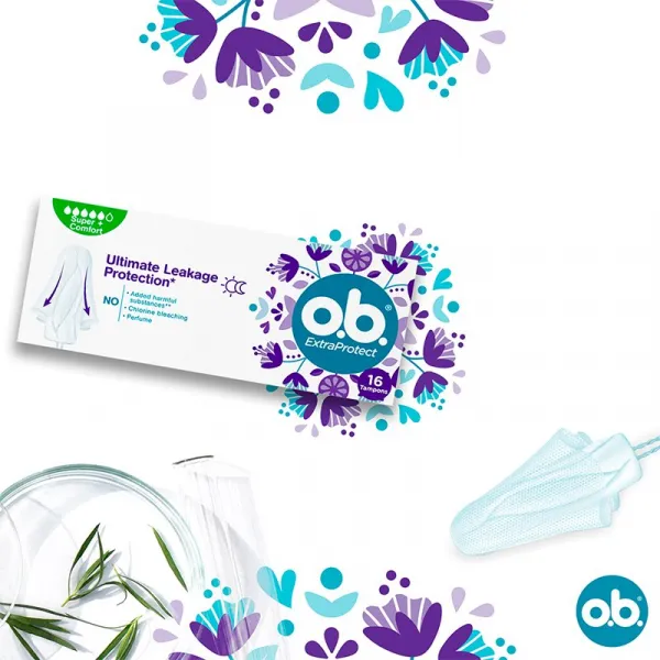 o.b. Extra Protect Super tampóny 16 ks