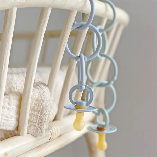 BIBS Loops závesné krúžky Baby Blue / Cloud / Petrol 12 ks
