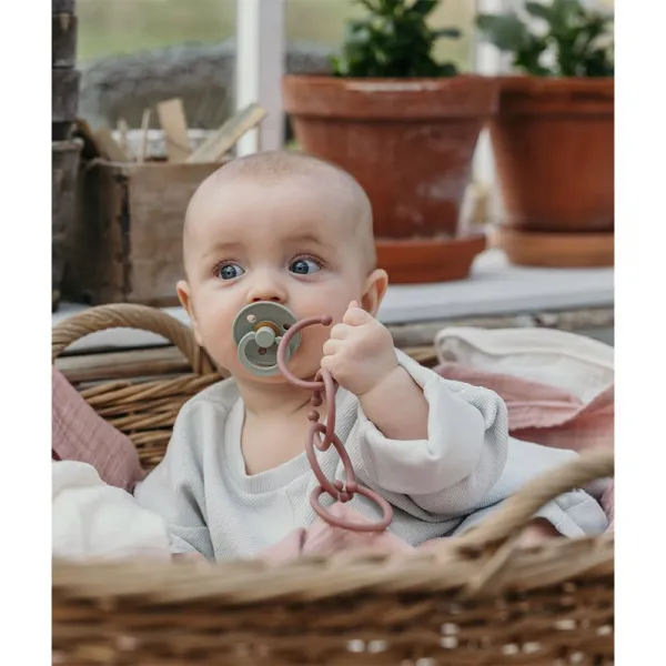 BIBS Loops závesné krúžky Sand / Dark Oak / Vanilla 12 ks