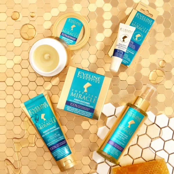 Eveline Cosmetics Egyptian Miracle spevňujúci olej na telo a poprsie 150 ml