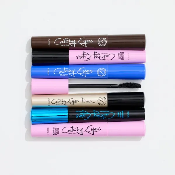 GOSH COPENHAGEN Catchy Eyes Allergy Certified objemová riasenka pre citlivé oči odtieň 002 Brown 8 ml
